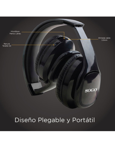 AURICULARES BLUETOOTH CON FUNCIÓN FM RADIO