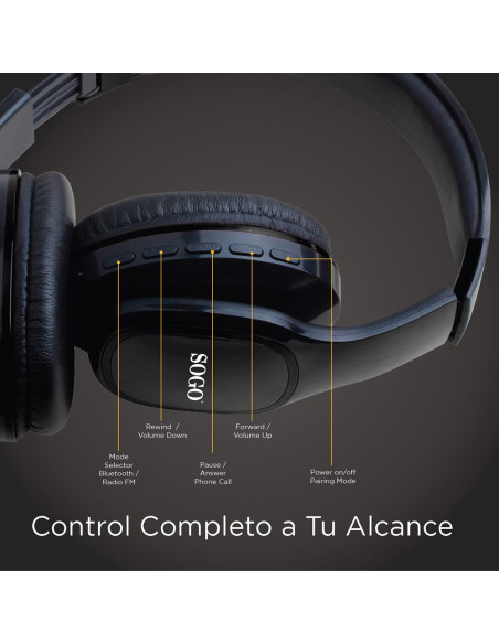 AURICULARES BLUETOOTH CON FUNCIÓN FM RADIO