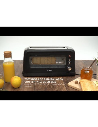 TOSTADORA CON VENTANA DE CRISTAL