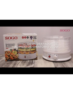DESHIDRATADOR DE ALIMENTOS GIRATORIO 2