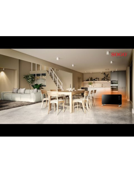 CONVECTOR CON PLACA DE CRISTAL