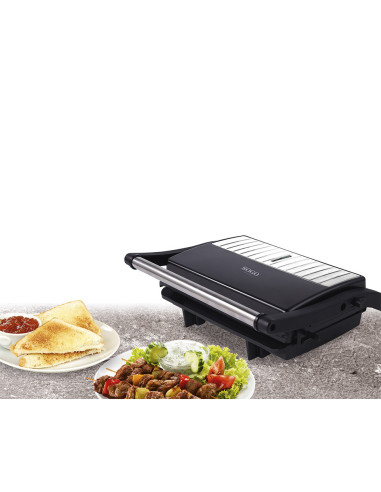 PLANCHA GRILL SANDWICHERA Y PANINI PRESS 2...