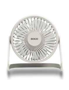 VENTILADOR DE PLÁSTICO MINI USB DE 5” (12cm) Blanco 2
