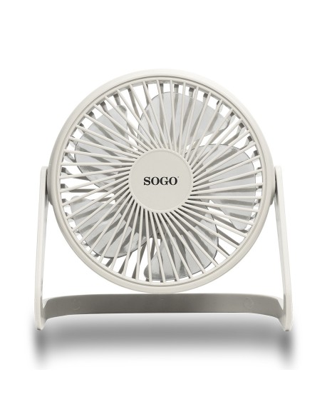 VENTILADOR DE PLÁSTICO MINI USB DE 5” (12cm) Blanco