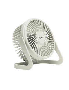 VENTILADOR DE PLÁSTICO MINI USB DE 5” (12cm) Blanco