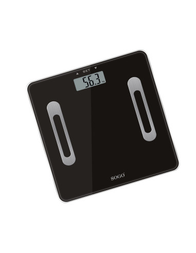 BÁSCULA DE BAÑO ELECTRÓNICA CON MEDIDOR DE PESO...