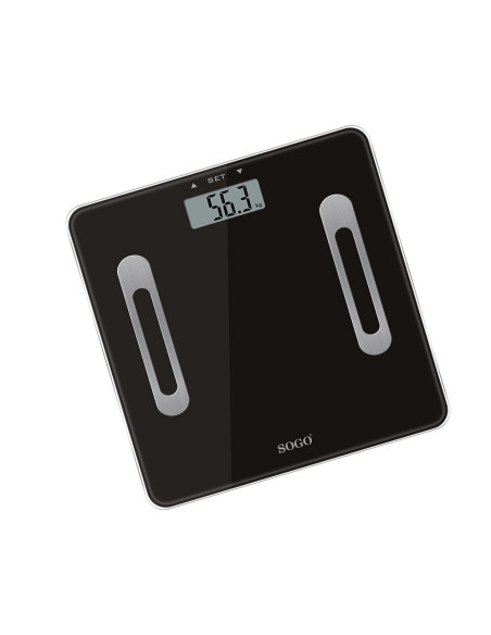 BÁSCULA DE BAÑO ELECTRÓNICA CON MEDIDOR DE PESO GRASA - HIDRATACIÓN CORPORAL