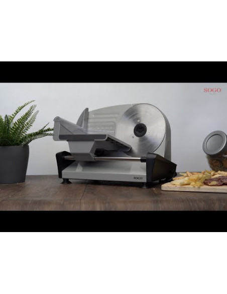 Cortafiambres eléctrico inox 150W con corte regulable