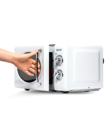 MICROONDAS 20L BLANCO RETRO