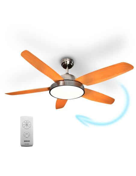 VENTILADOR DE TECHO DE 52\" (132 cm) (NARANJA)