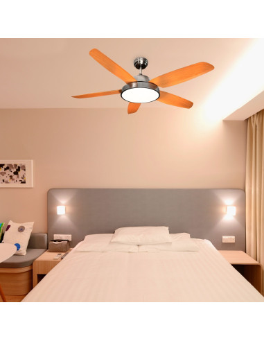 VENTILADOR DE TECHO DE 52\" (132 cm) (NARANJA)