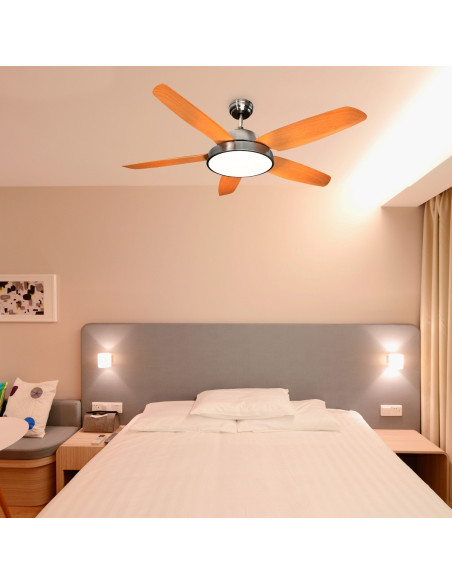 VENTILADOR DE TECHO DE 52\" (132 cm) (NARANJA)