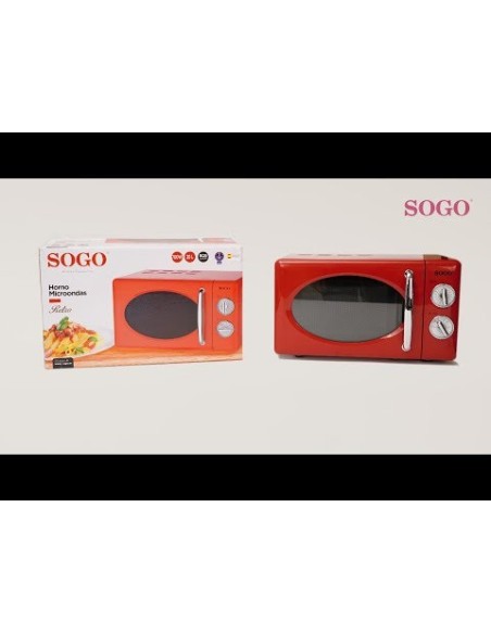 MICROONDAS 20L BLANCO RETRO