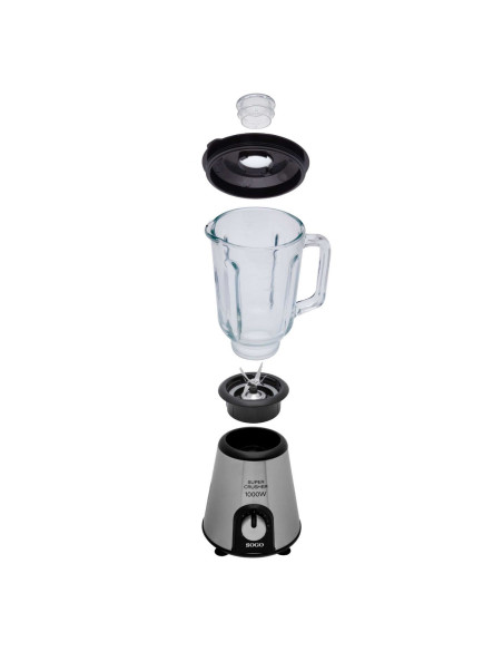 BATIDORA DE JARRA CRISTAL DE 5 VELOCIDADES - 1000W