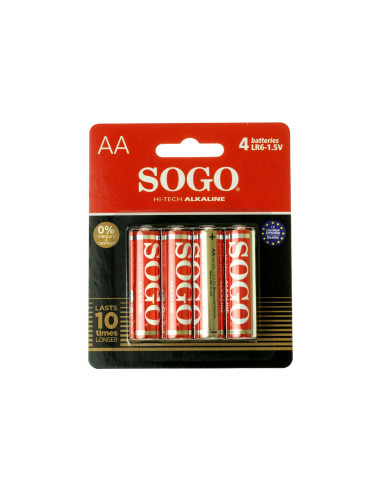 SOGO PILAS HI-TECH ALCALINA LR06 / AA