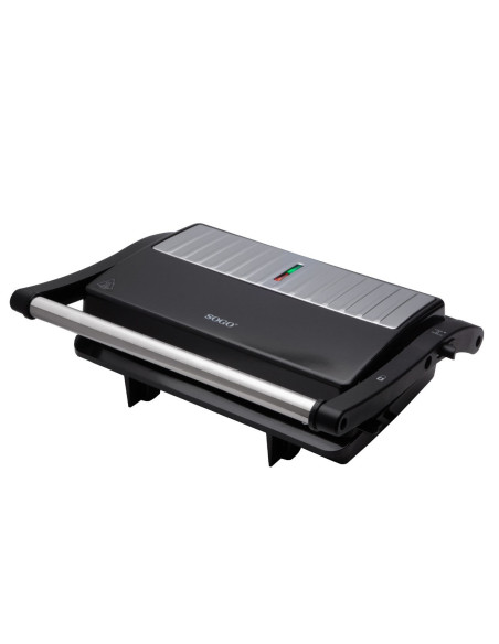 PLANCHA GRILL SANDWICHERA Y PANINI PRESS 2 REBANADAS SOGO