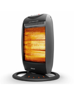 SOGO RADIADOR HALÓGENO - 3 TUBOS - OSCILACIÓN - 1200W