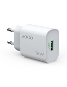 CARGADOR USB-A RÁPIDO QC3.0 18W