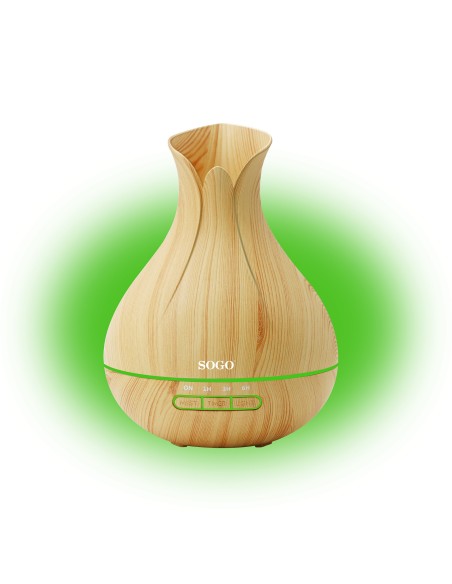 DIFUSOR DE AROMA ELÉCTRICO (COLOR MADERA)