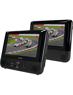 SOGO REPRODUCTOR DVD PORTÁTIL 7\" DOBLE + USB
