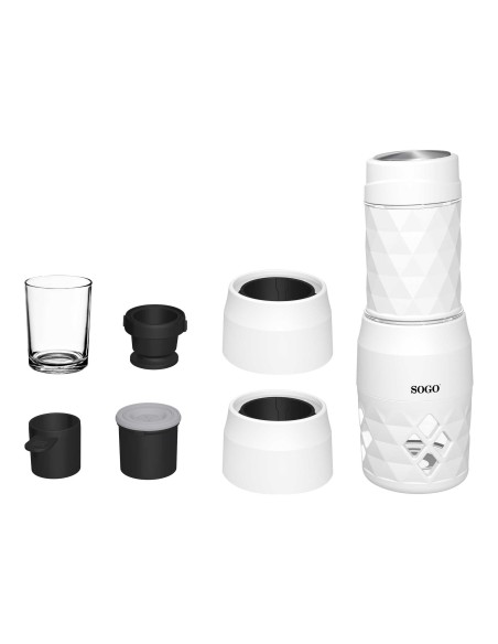 Cafetera espresso portátil 20 bar 2 en 1 0,12L