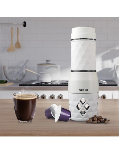 Cafetera espresso portátil 20 bar 2 en 1 0,12L
