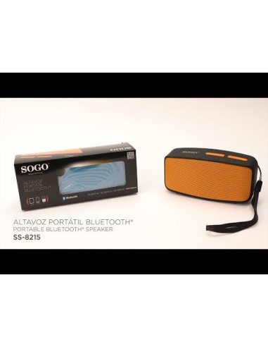 ALTAVOZ PORTÁTIL BLUETOOTH - 3W (NARANJA)