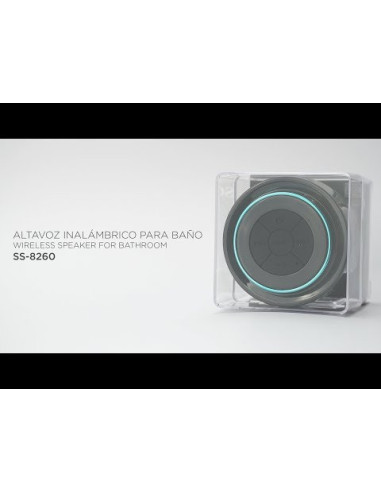 SOGO ALTAVOZ BLUETOOTH RESISTENTE AL AGUA