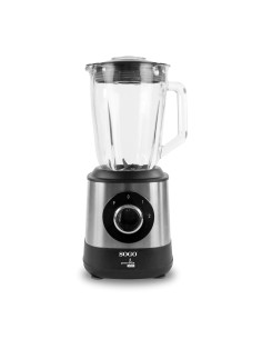 Sogo Licuadora 600W Vaso Cristal 1.5L, 2 Velocidades,...