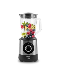Sogo Licuadora 600W Vaso Cristal 1.5L, 2 Velocidades,... 2