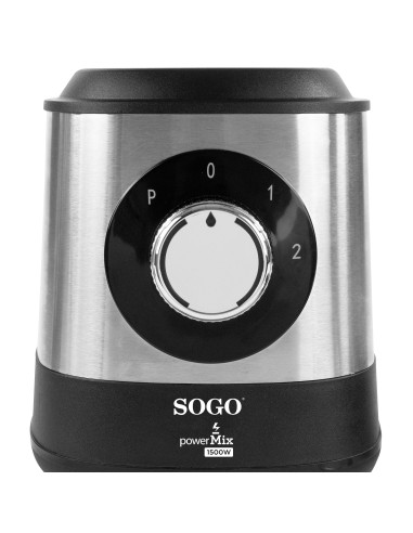 Sogo Licuadora 600W Vaso Cristal 1.5L, 2...
