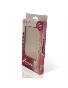 SOGO BATERÍA POWER PACK USB  - 4000MAH - DORADO 2