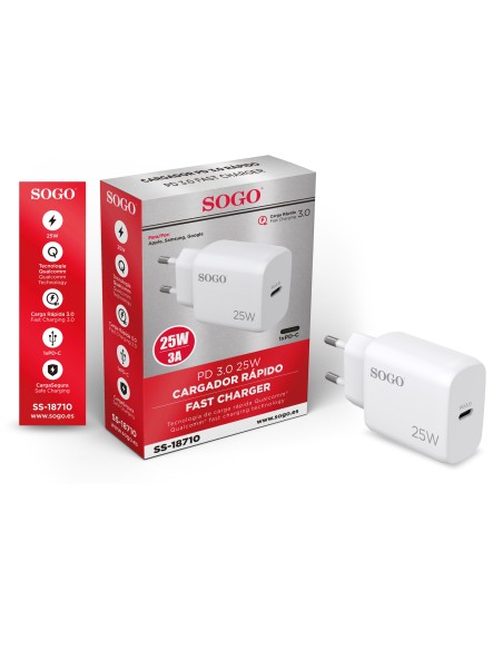 CARGADOR RAPIDO TIPO C PD 25W