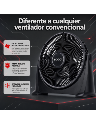 VENTILADOR DE BOX DE ALTA CALIDAD 16″ (40cm)