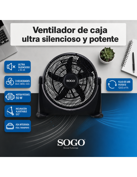 VENTILADOR DE BOX DE ALTA CALIDAD 16″ (40cm)