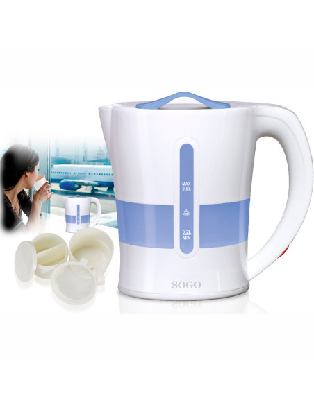 SOGO HERVIDOR DE AGUA VIAJE 0.5L 1050W