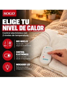 SOGO ALMOHADILLA CERVICAL 40X50 CM 45W 2