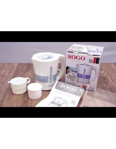 SOGO HERVIDOR DE AGUA VIAJE 0.5L 1050W