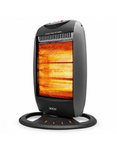 SOGO RADIADOR HALÓGENO - 3 TUBOS - OSCILACIÓN - 1200W